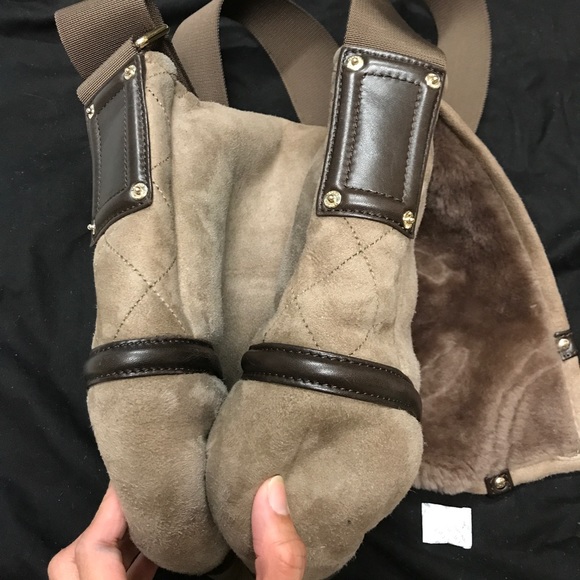 💯 Authentic crossbody Chanel fur/suede  flap bag - Picture 6 of 8